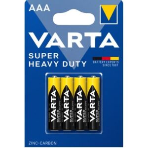 Varta Super Heavy Duty Batterie 4 Stück AAA